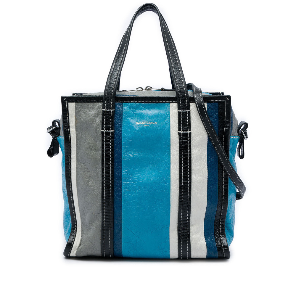 Pre-Loved Balenciaga Lambskin Bazar Shopper Satchel S